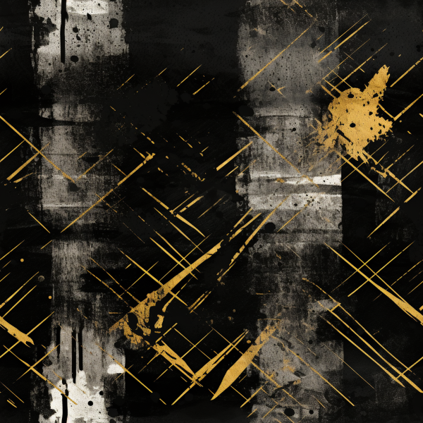 French Terry Eigenproduktion black-patterned
